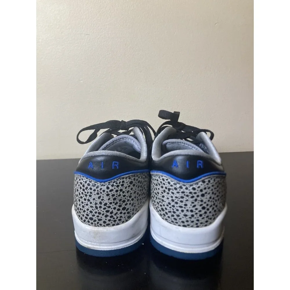 Nike Sz US 9 Air Assault Black Varsity Royal Cement Shoe 2007 - Picture 2 of 11